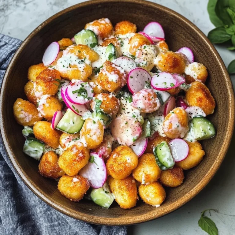 Crunchy Gnocchi Salat
