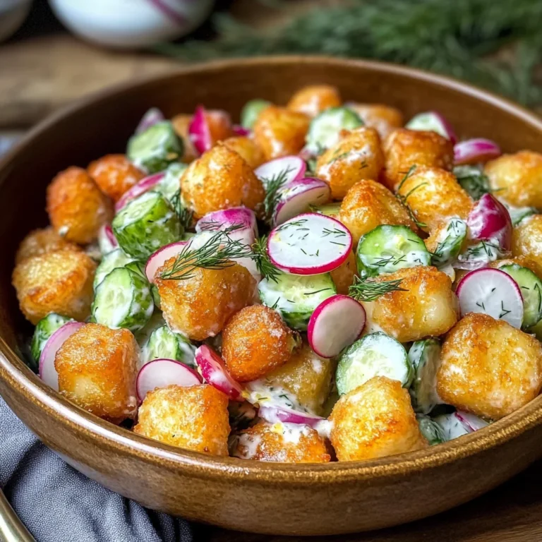 Crunchy Gnocchi Salat