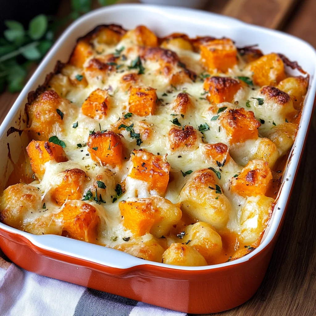 Gnocchi-Kürbis-Auflauf