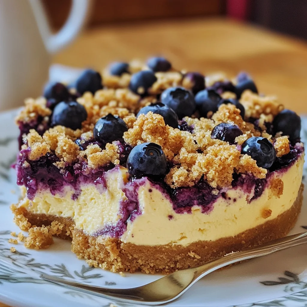 Heidelbeer-Streusel-Käsekuchen