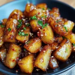 Knusprige Honig-Chili-Kartoffeln