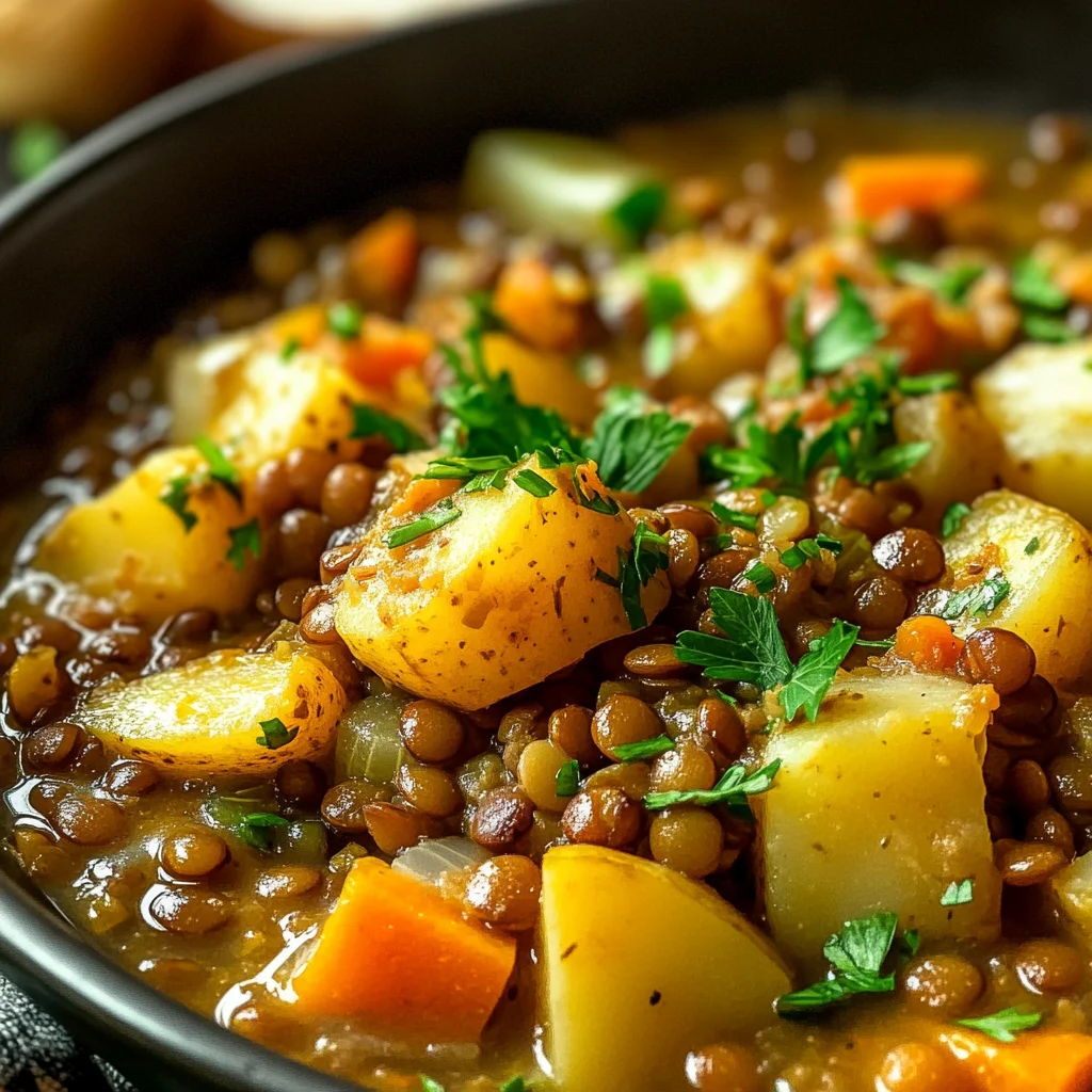 Linsen-Kartoffel-Eintopf