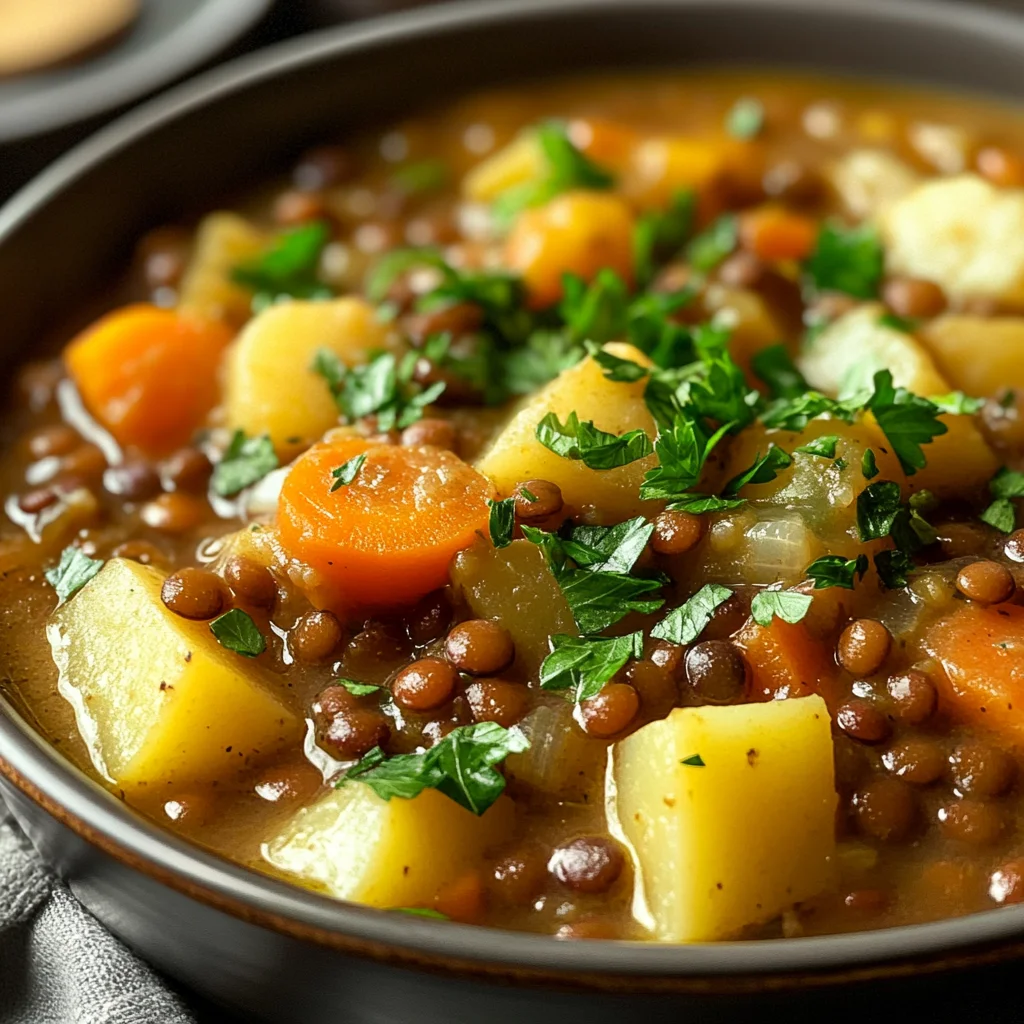 Linsen-Kartoffel-Eintopf