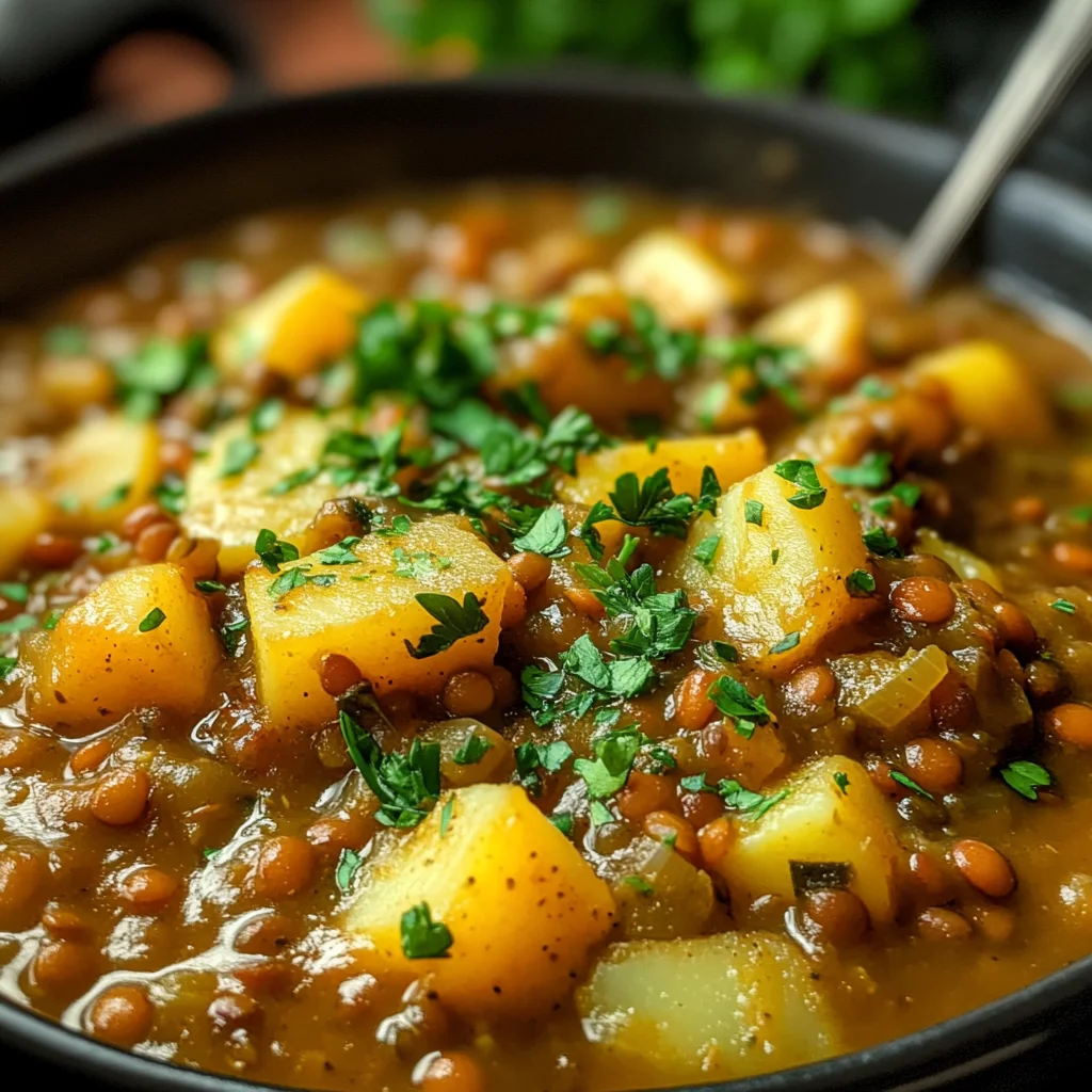 Linsen-Kartoffel-Eintopf