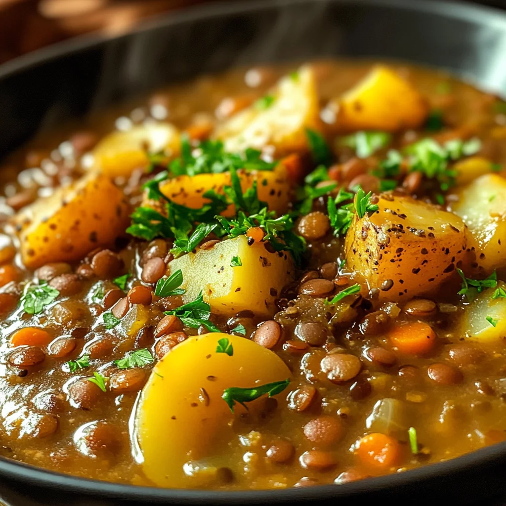 Linsen-Kartoffel-Eintopf