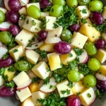 Salat mit Käse und Birnen