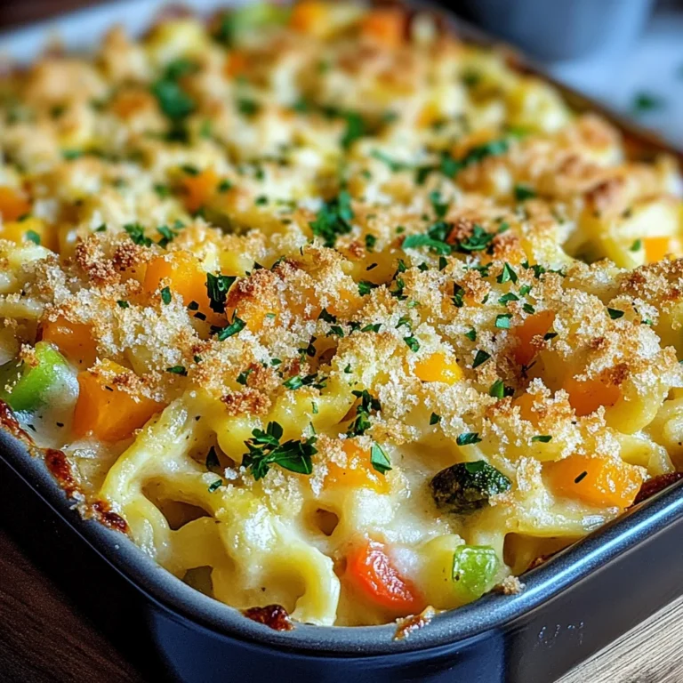 Spätzleauflauf mit Gemüse