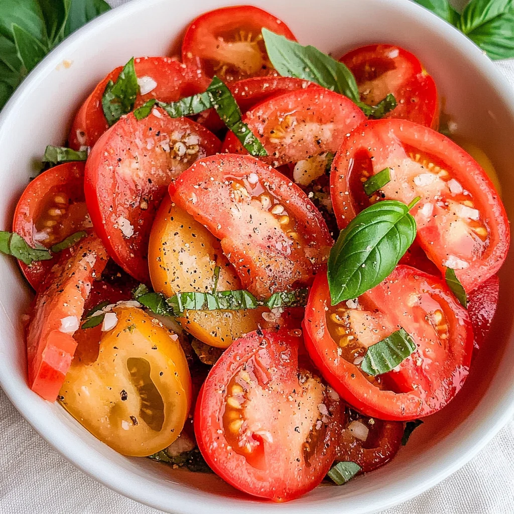 Tomatensalat - einfach & erfrischend