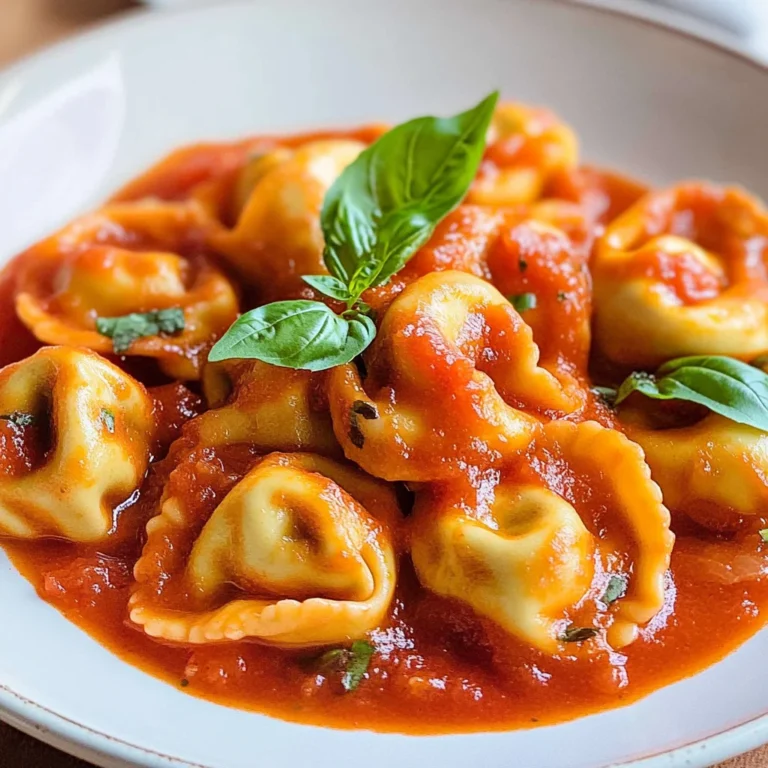 Tortellini mit Tomatensoße
