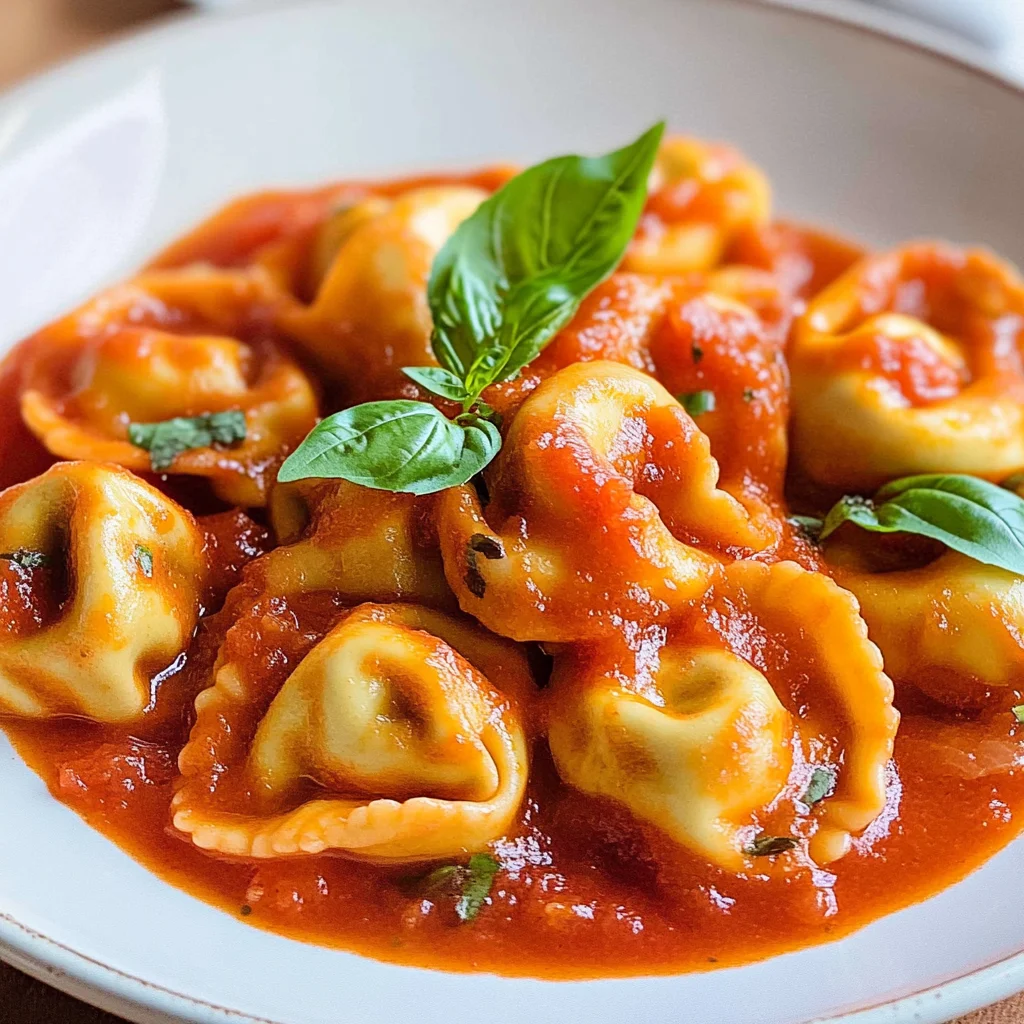 Tortellini mit Tomatensoße