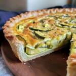 Zucchini Quiche Rezept mit Porree