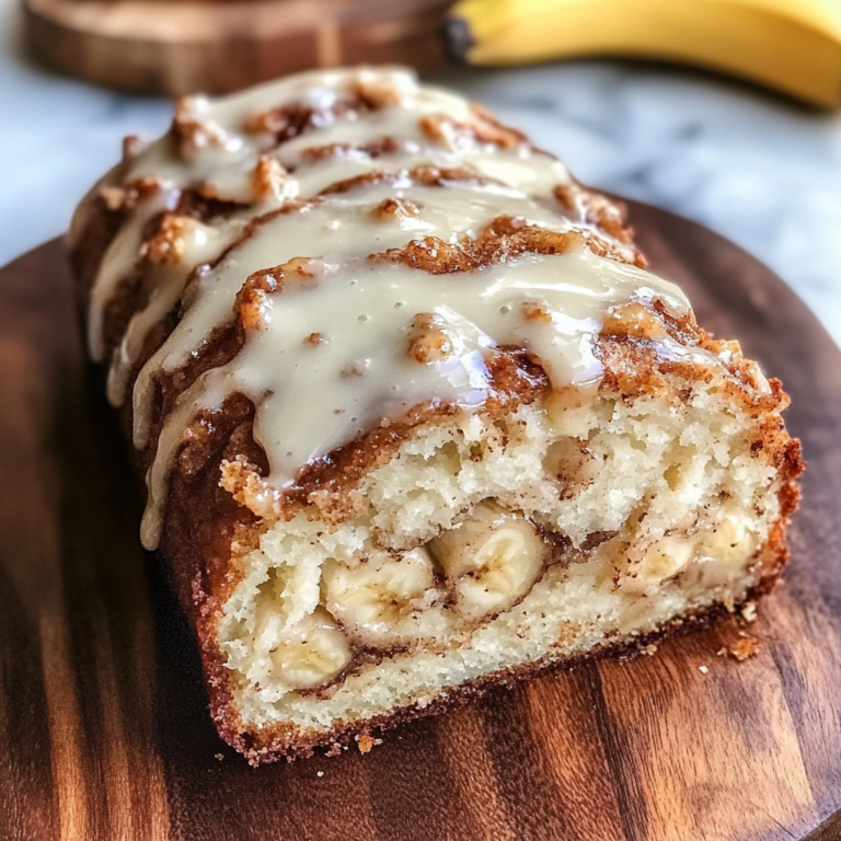 Verführerisches Cinnamon Roll Bananenbrot für Genussliebh…