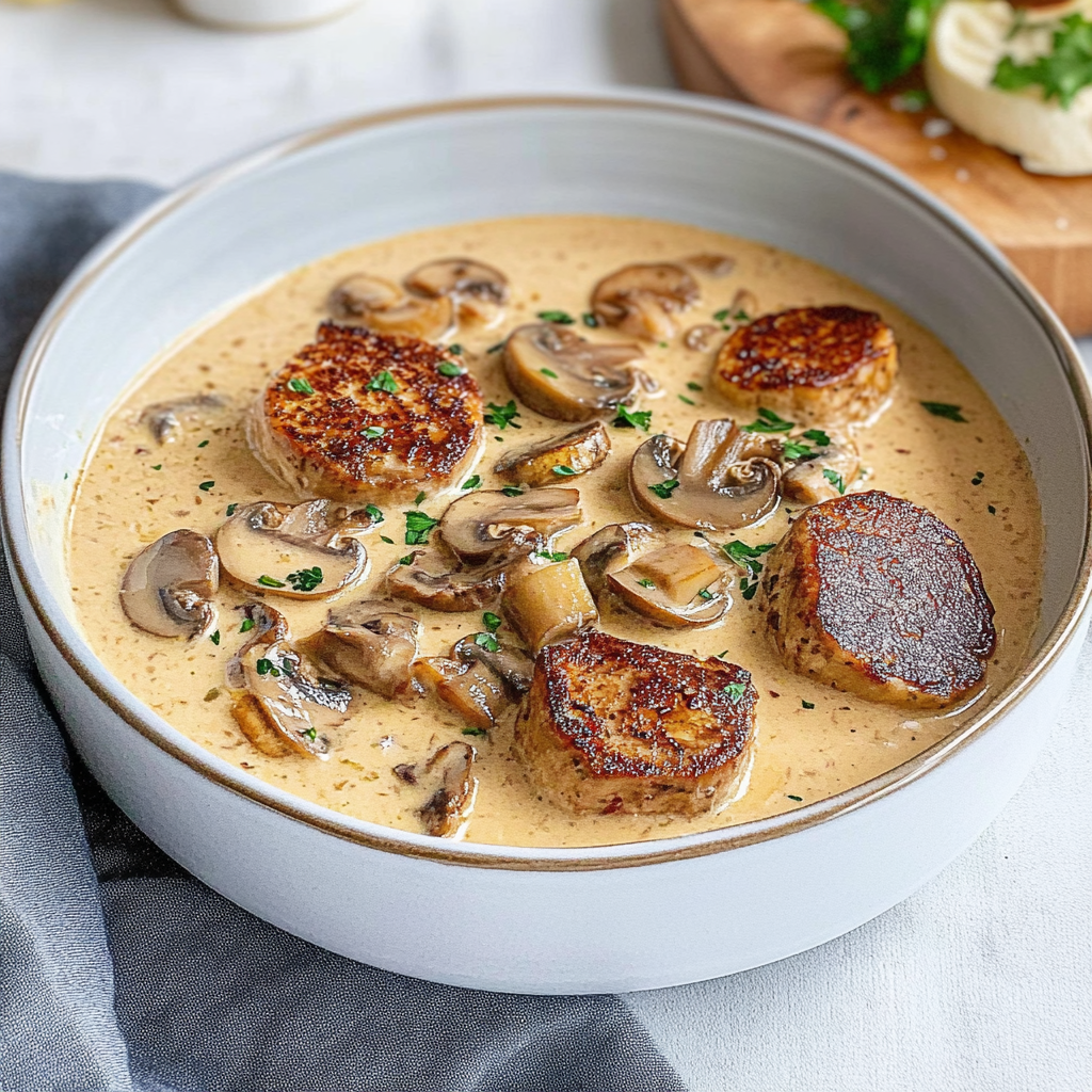 Filettopf mit Champignons – So cremig und einfach lecker!
