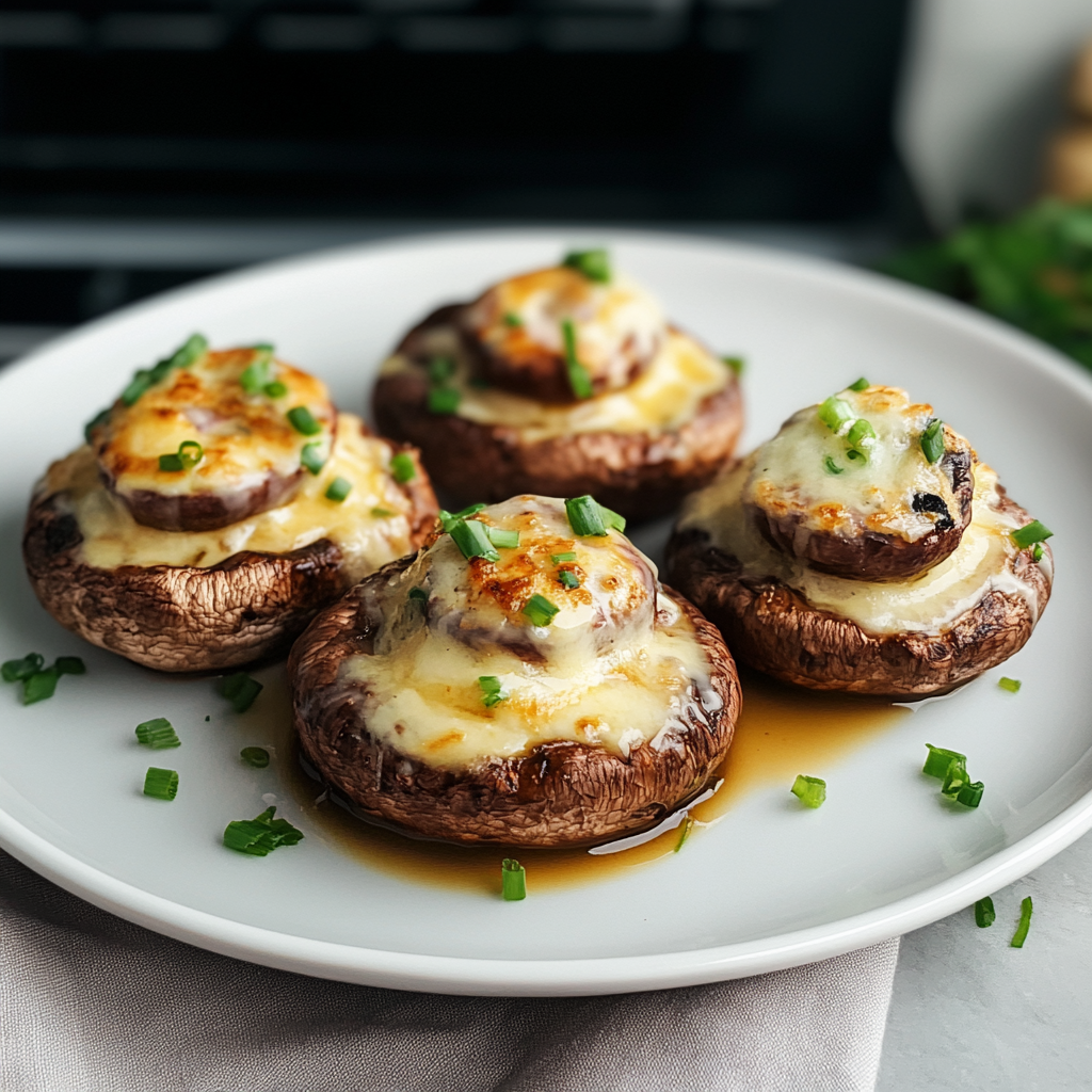 Köstliche Gefüllte Champignons – Einfache Snack-Idee!