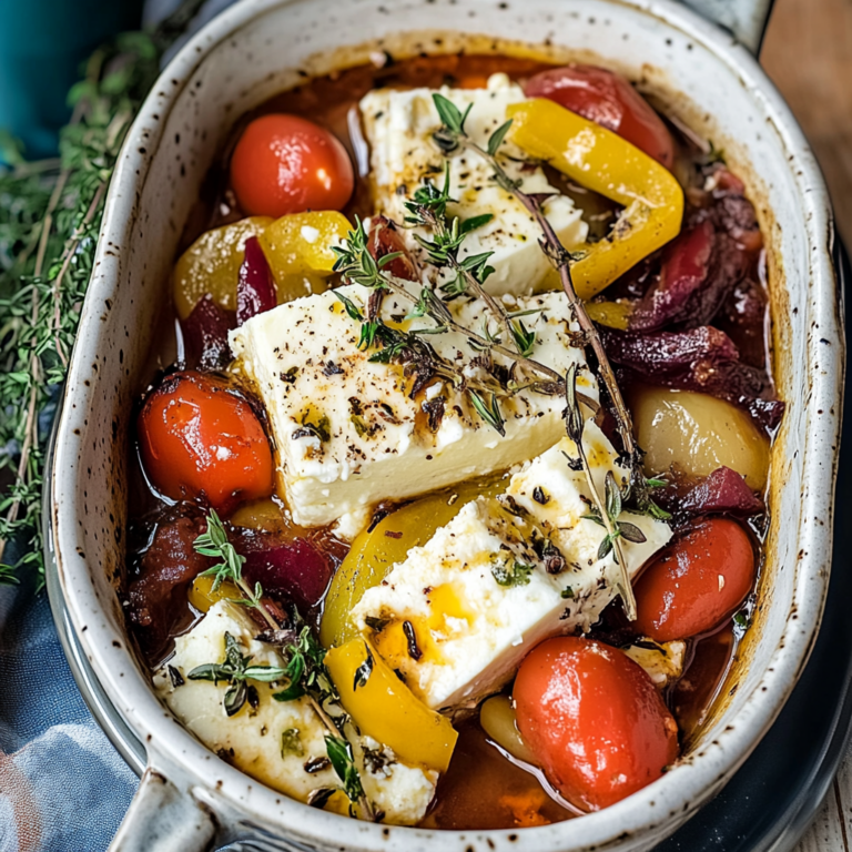 Himmlischer Griechischer Feta Auflauf mit Tomaten Rezept
