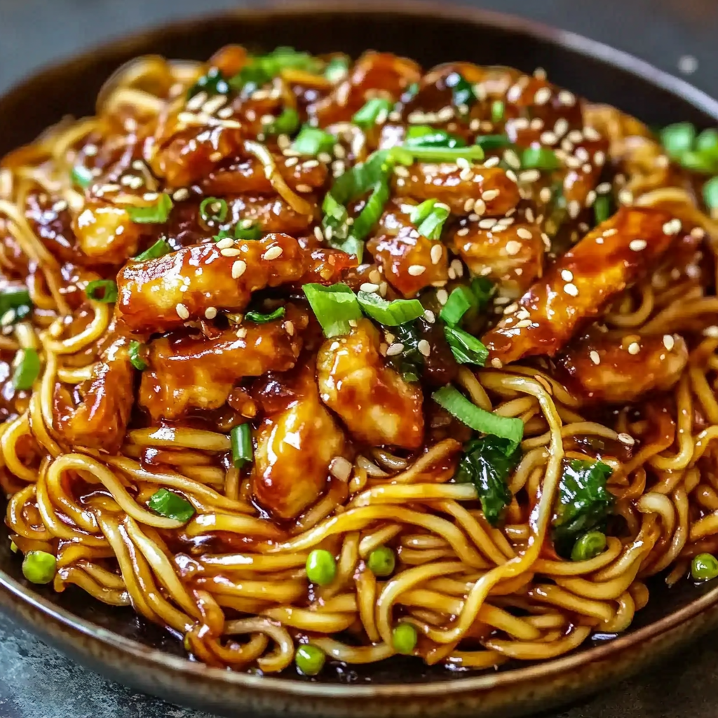 Schnelle Hähnchen-Teriyaki-Nudeln – Aromatisch & Lecker!