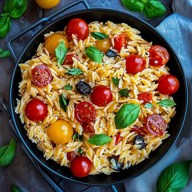 Italienisches Orzo Salat Rezept – Einfach Lecker & Frisch