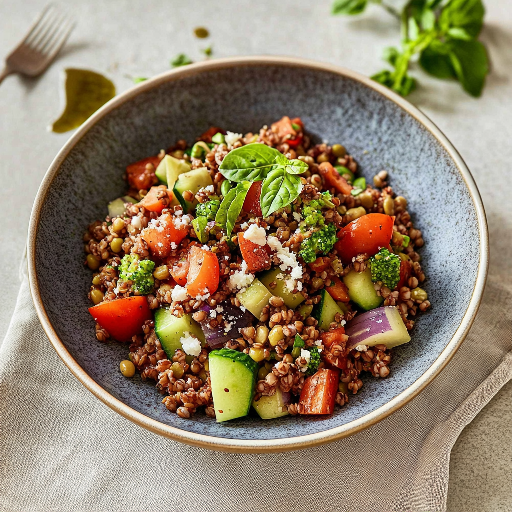 Verführerischer Orientalischer Linsensalat – frisch & würzig