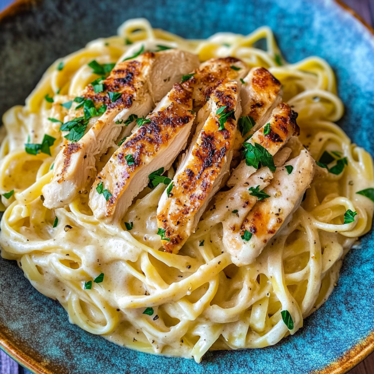 Schnelles Pasta Chicken Alfredo: Einfaches Rezept für Genuss