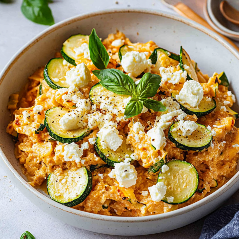 Unwiderstehliche Zucchini-Reis-Pfanne mit Feta – Schnell …