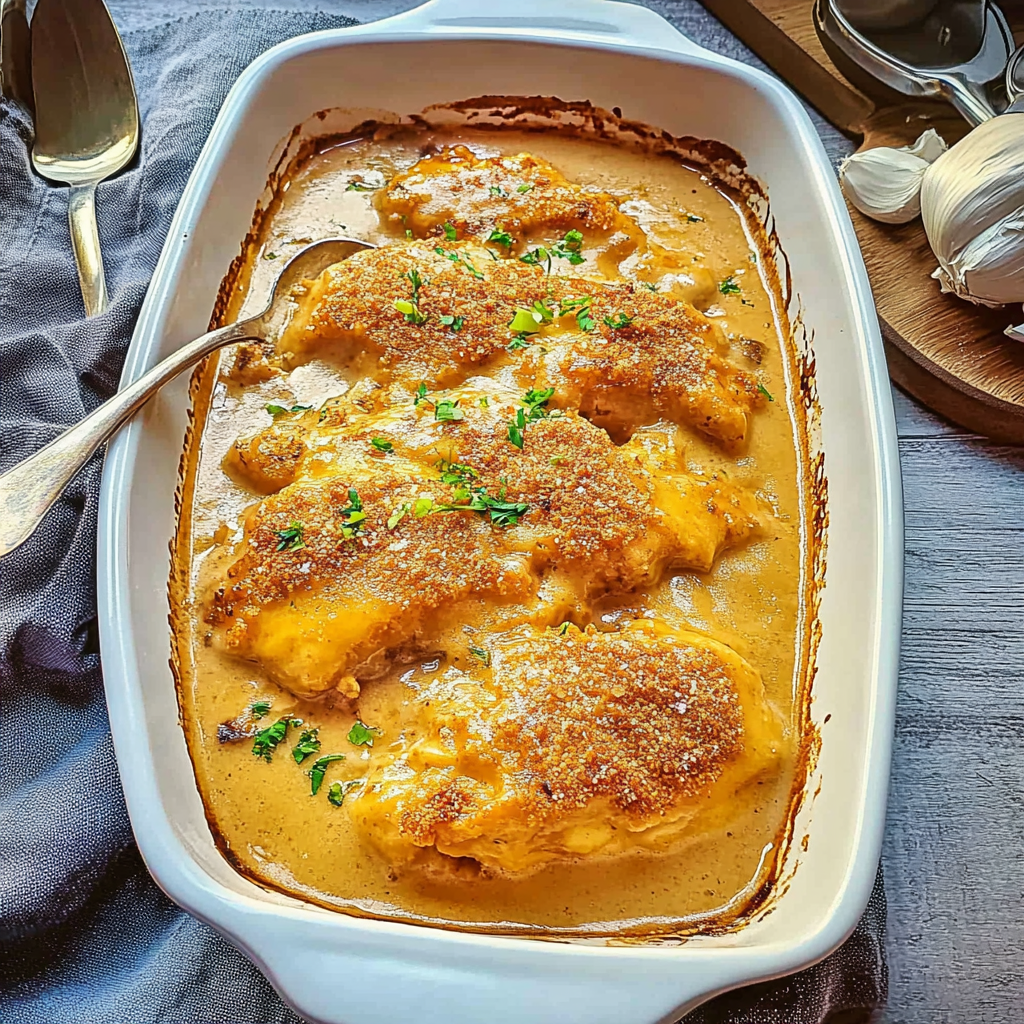 Verführerisches Zwiebel-Sahne-Hähnchen für jeden Anlass