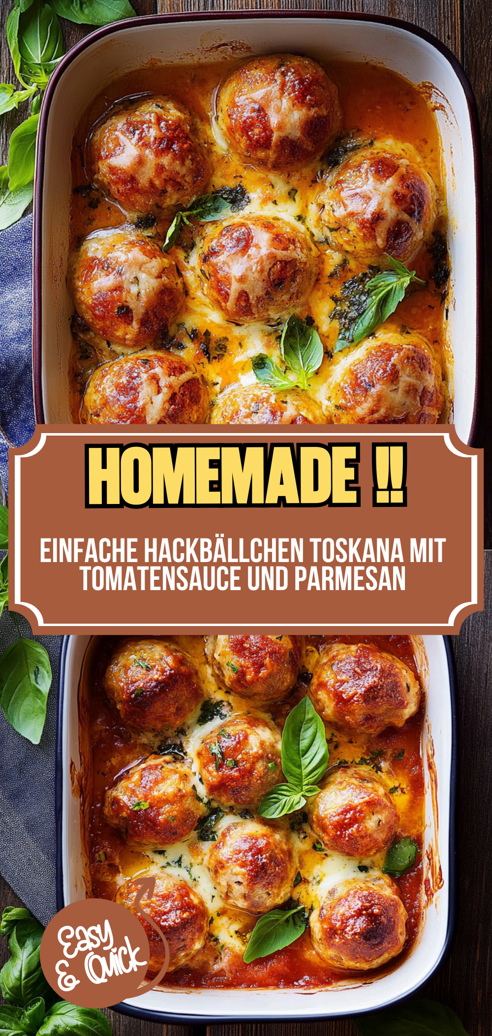 Einfache Hackbällchen Toskana