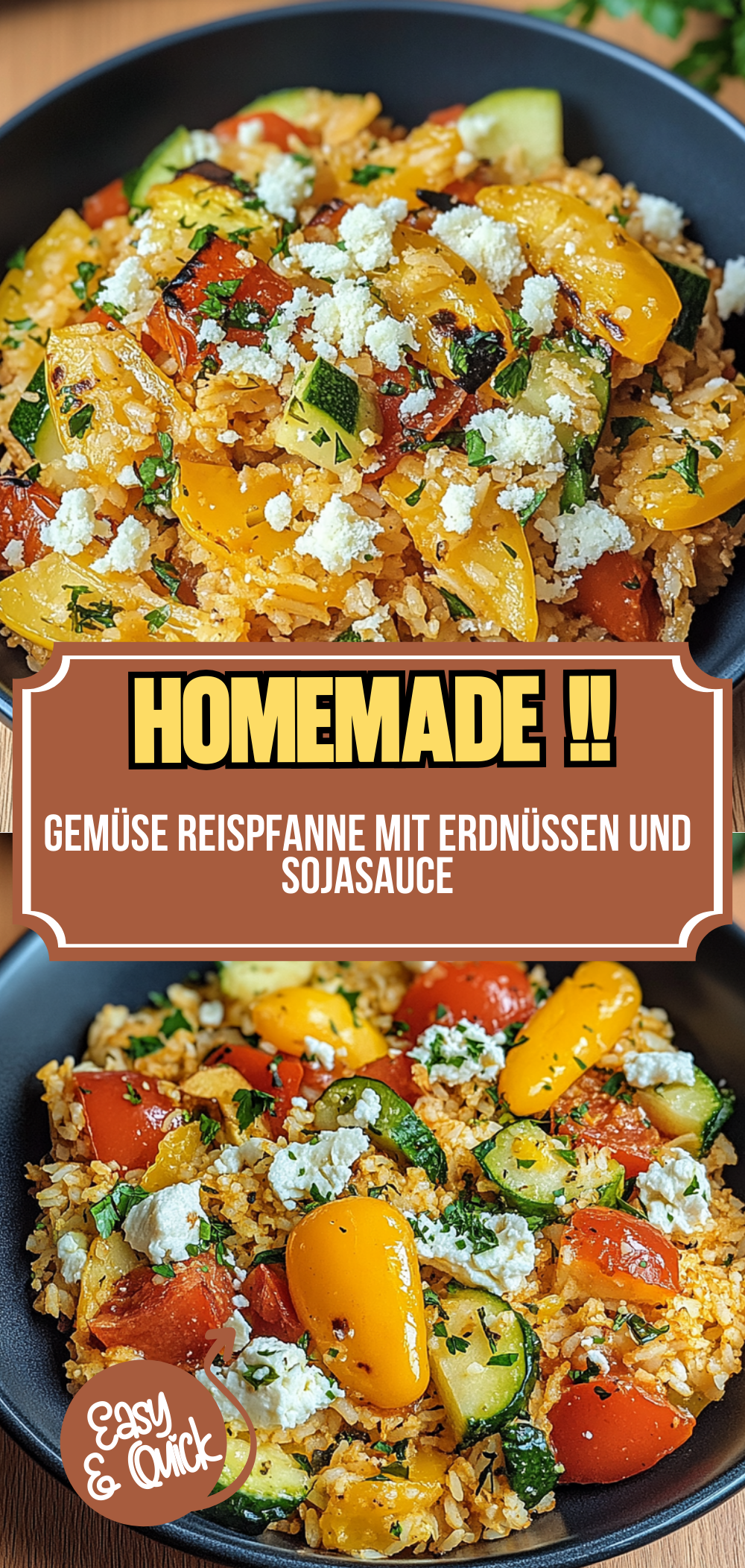 Gemüse Reispfanne