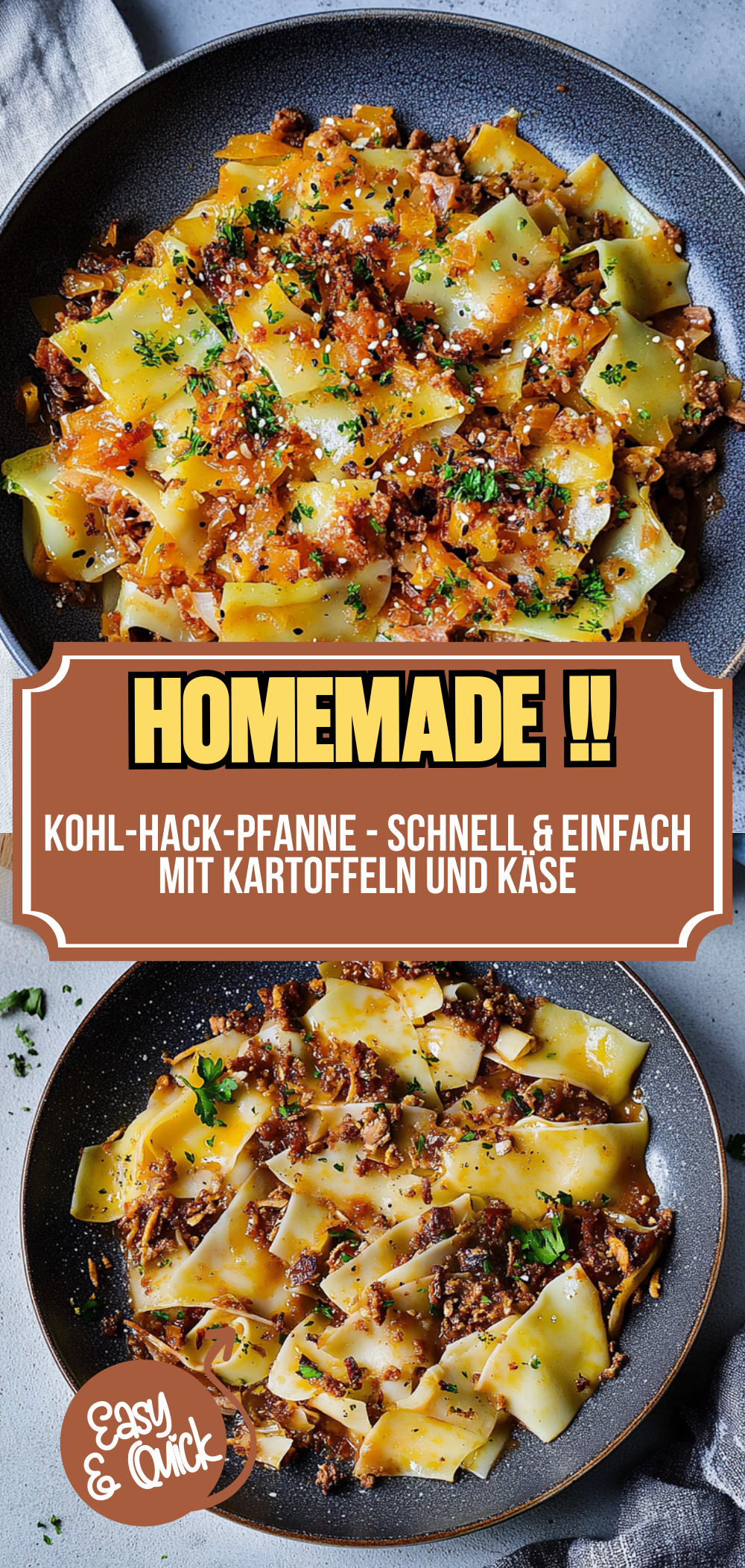 Kohl-Hack-Pfanne - schnell & einfach