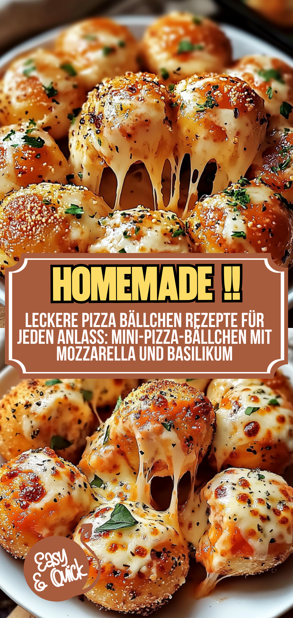 Leckere Pizza Bällchen Rezepte für jeden Anlass