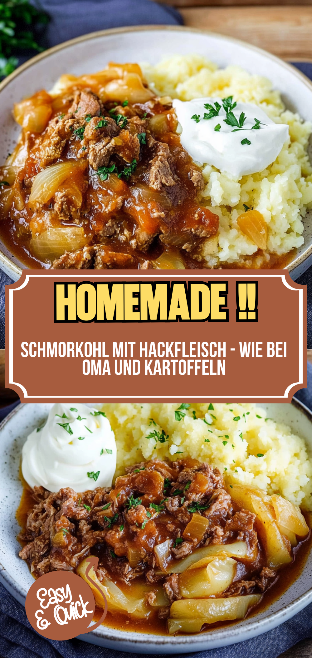 Schmorkohl mit Hackfleisch - wie bei Oma