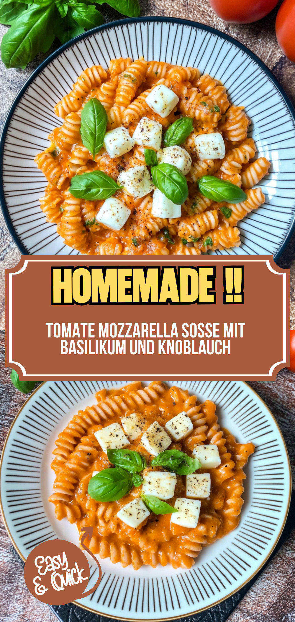 Tomate Mozzarella Soße