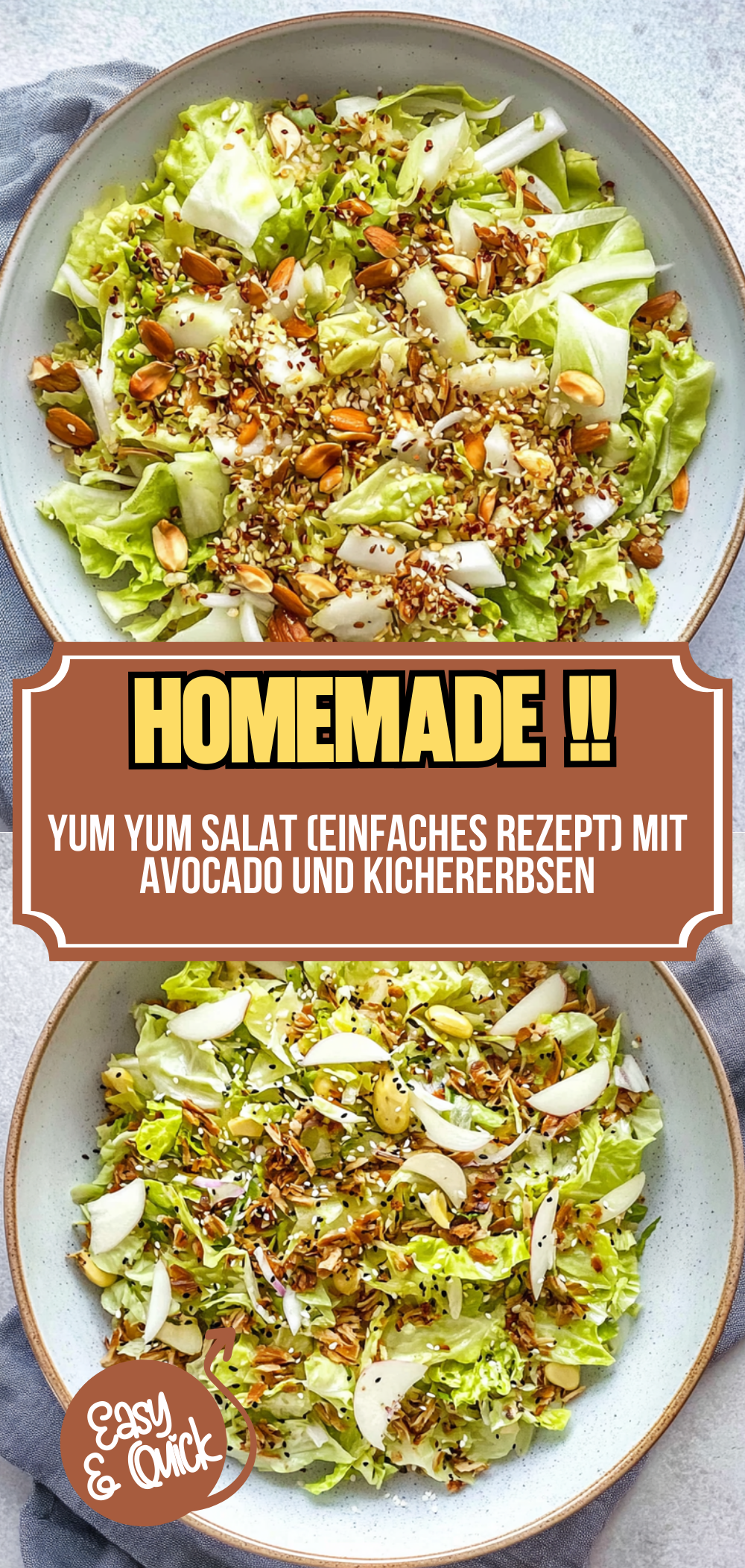 Yum Yum Salat (einfaches Rezept)
